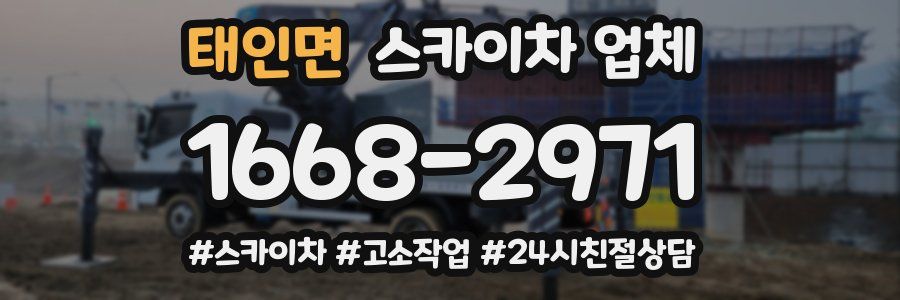 태인면 스카이차 업체