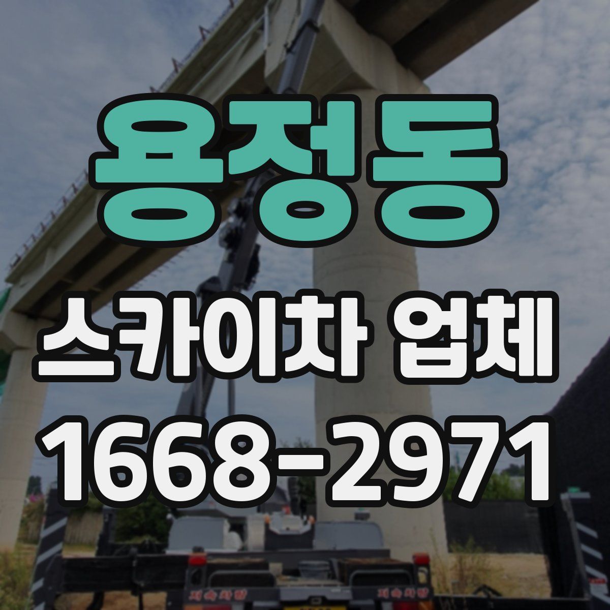 용정동 스카이차 업체