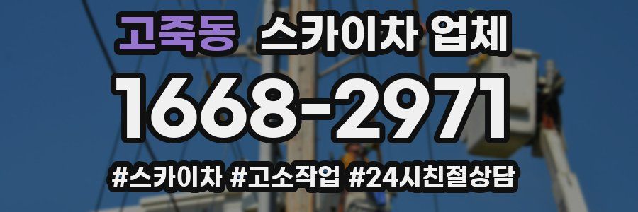 고죽동 스카이차 업체
