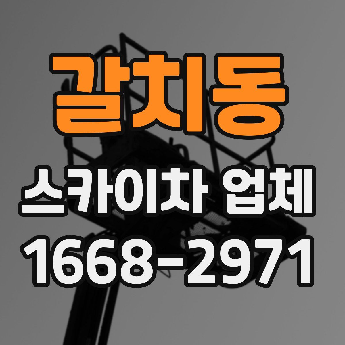 갈치동 스카이차 업체