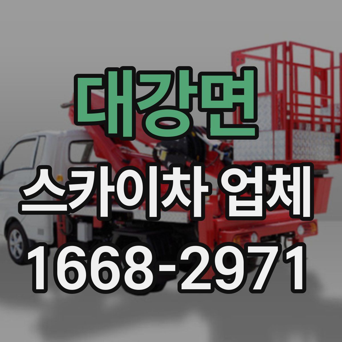 대강면 스카이차 업체