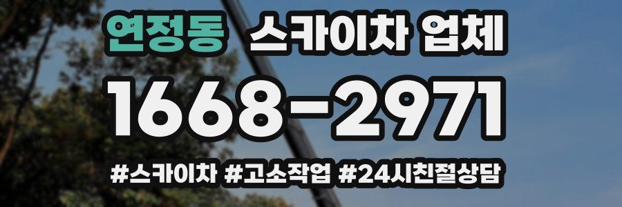 연정동 스카이차 업체