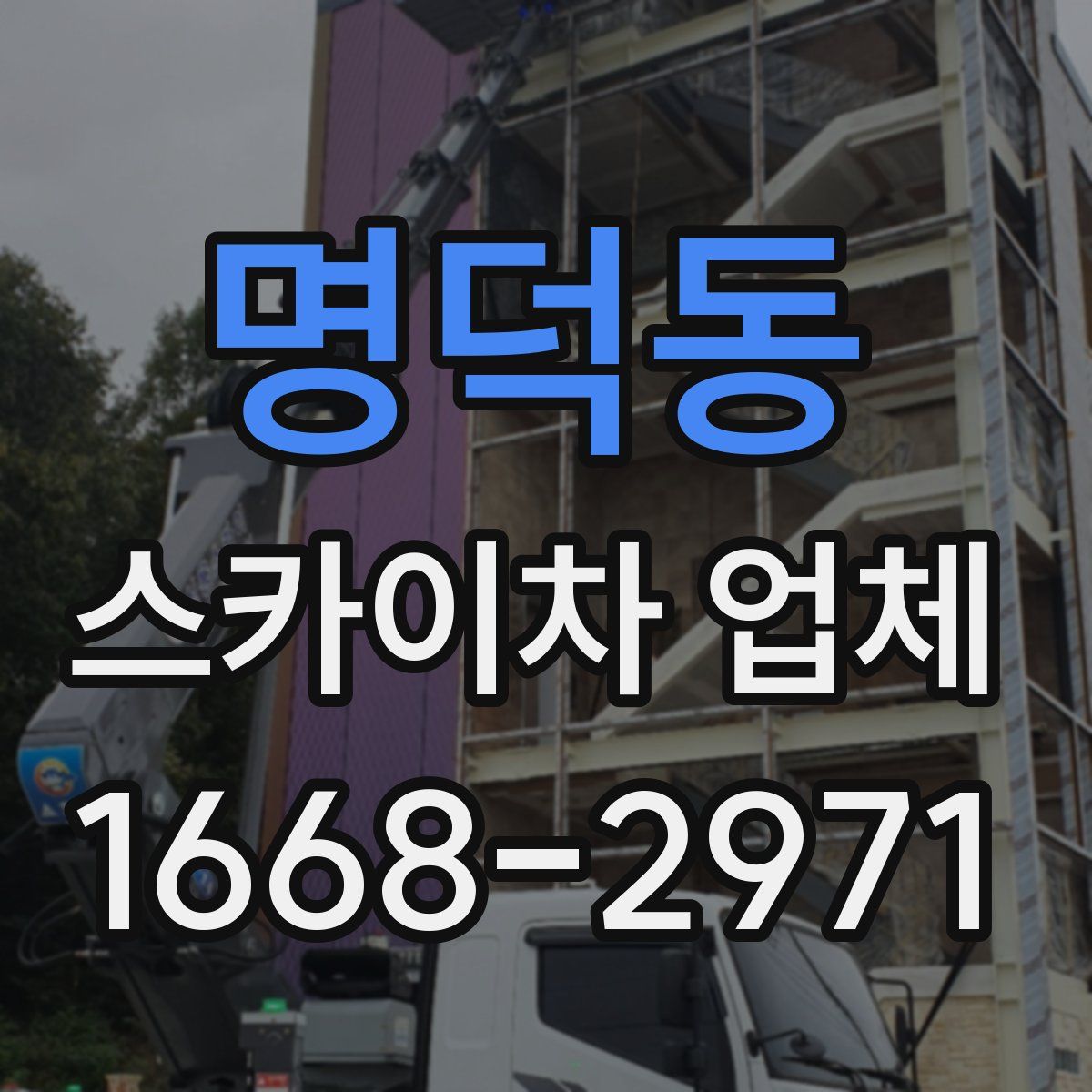 명덕동 스카이차 업체