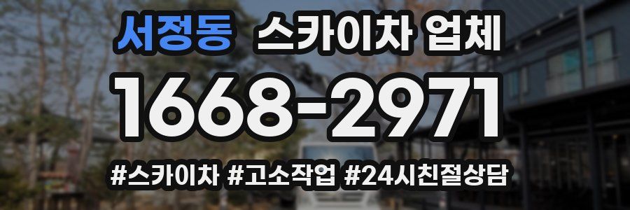 서정동 스카이차 업체