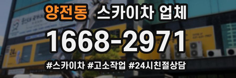 양전동 스카이차 업체