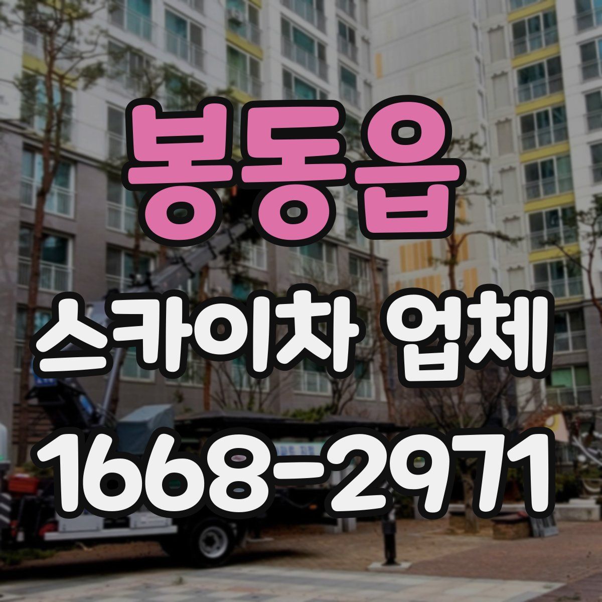 봉동읍 스카이차 업체