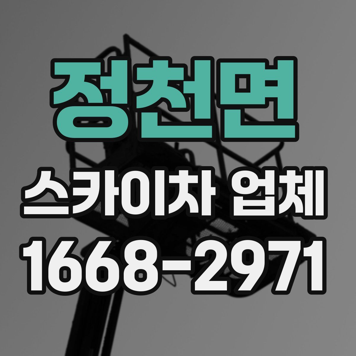 정천면 스카이차 업체