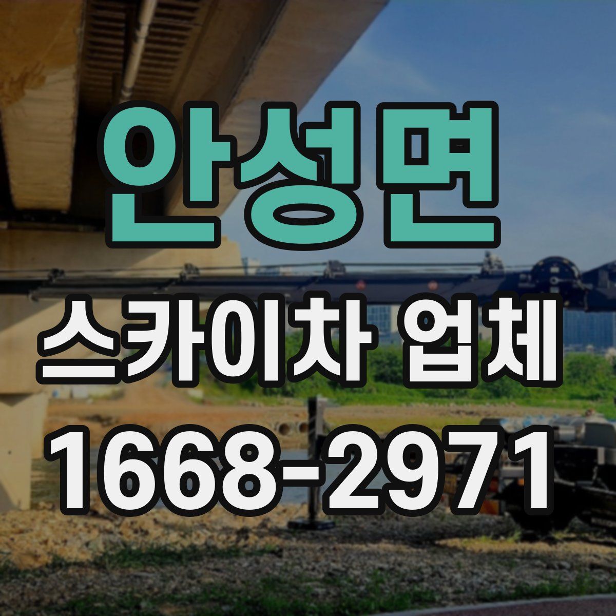 안성면 스카이차 업체