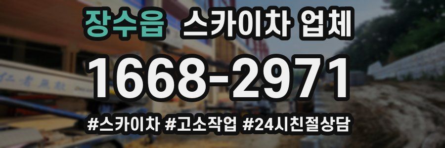 장수읍 스카이차 업체