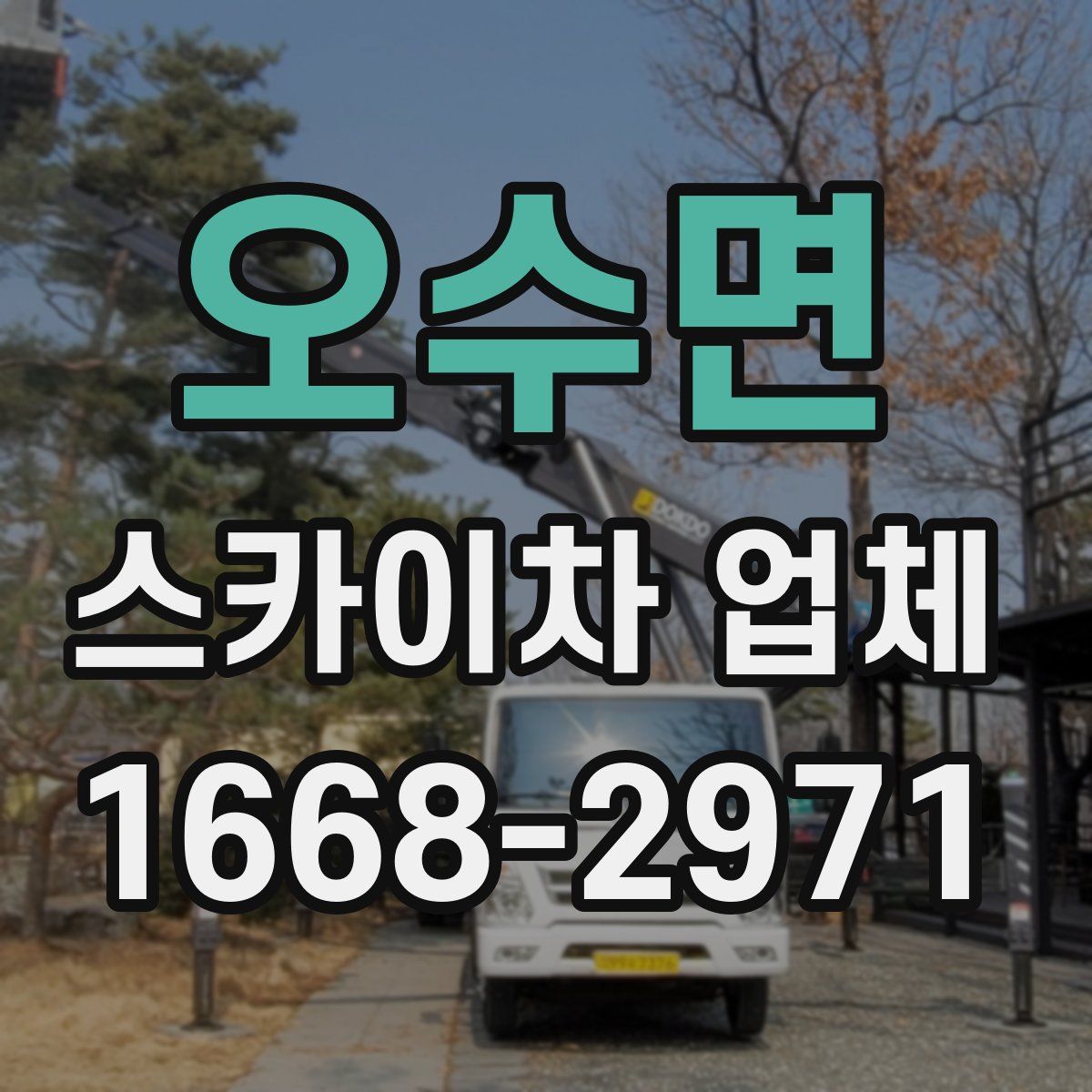 오수면 스카이차 업체