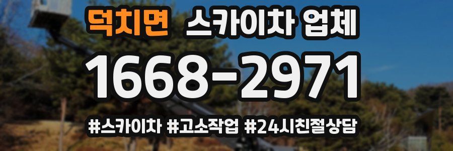 덕치면 스카이차 업체