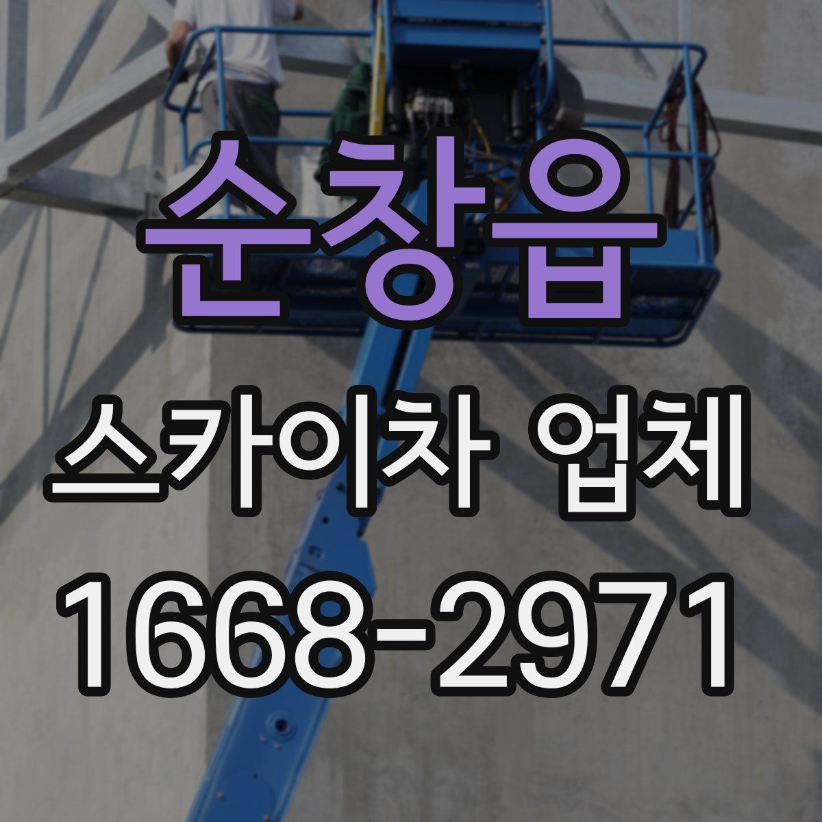순창읍 스카이차 업체