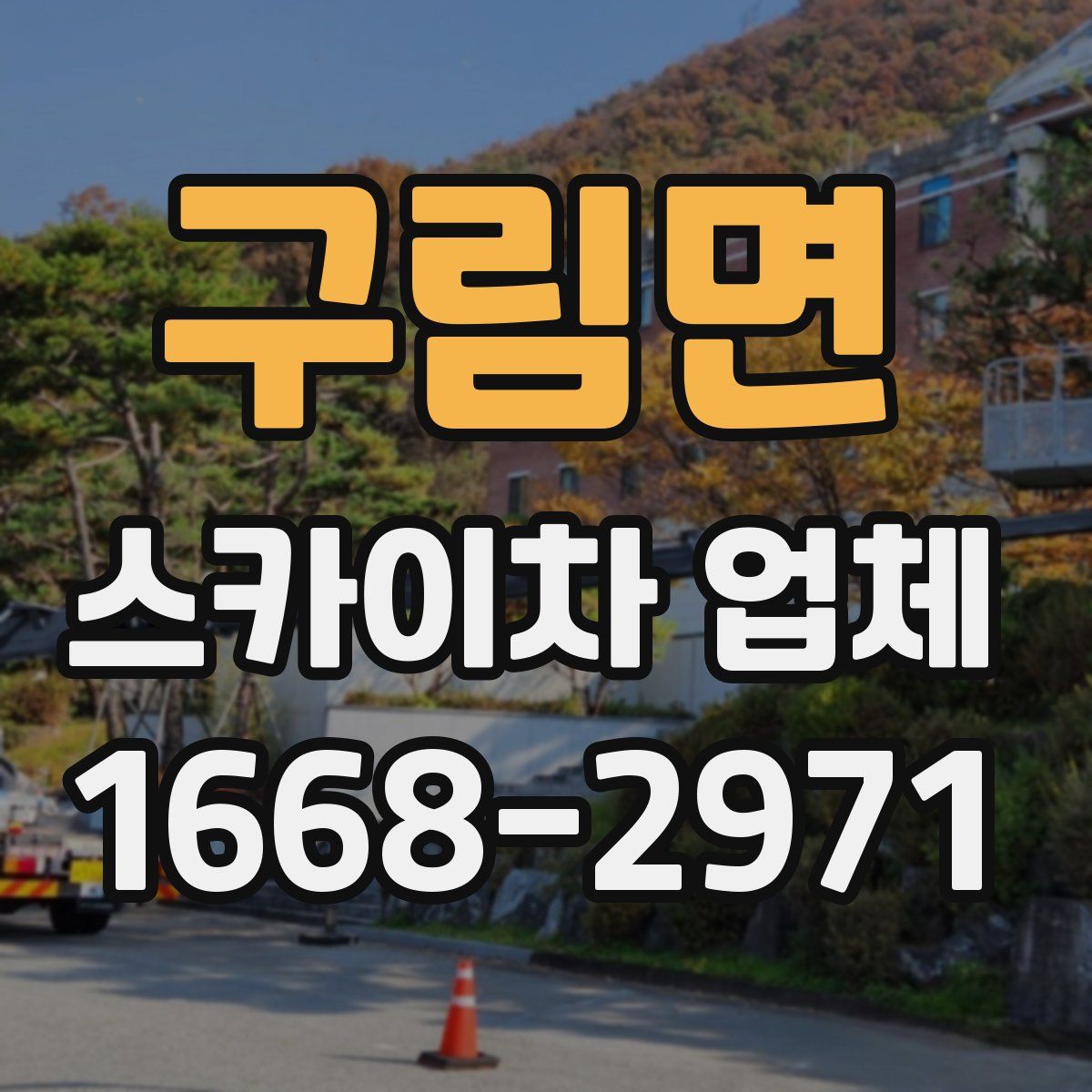 구림면 스카이차 업체