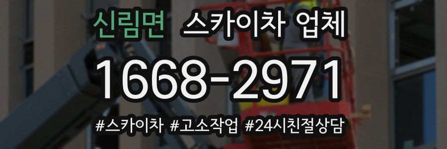 신림면 스카이차 업체