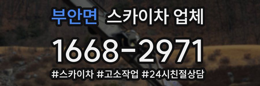 부안면 스카이차 업체