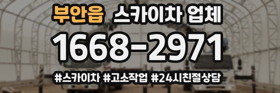 부안읍 스카이차 업체