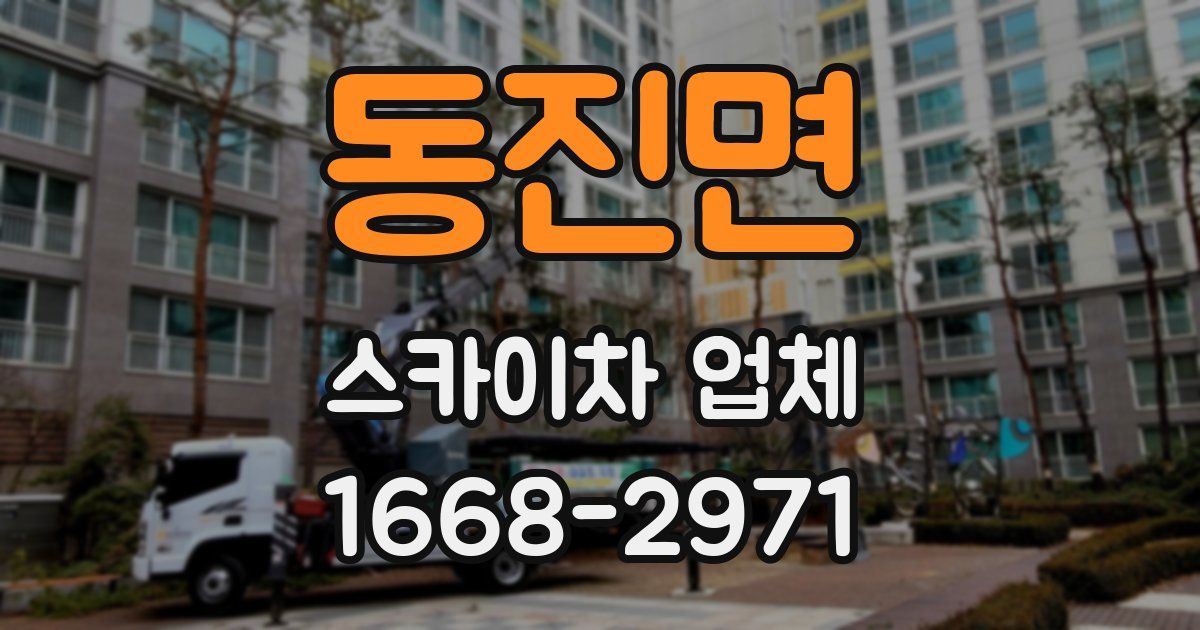 동진면 스카이차 업체