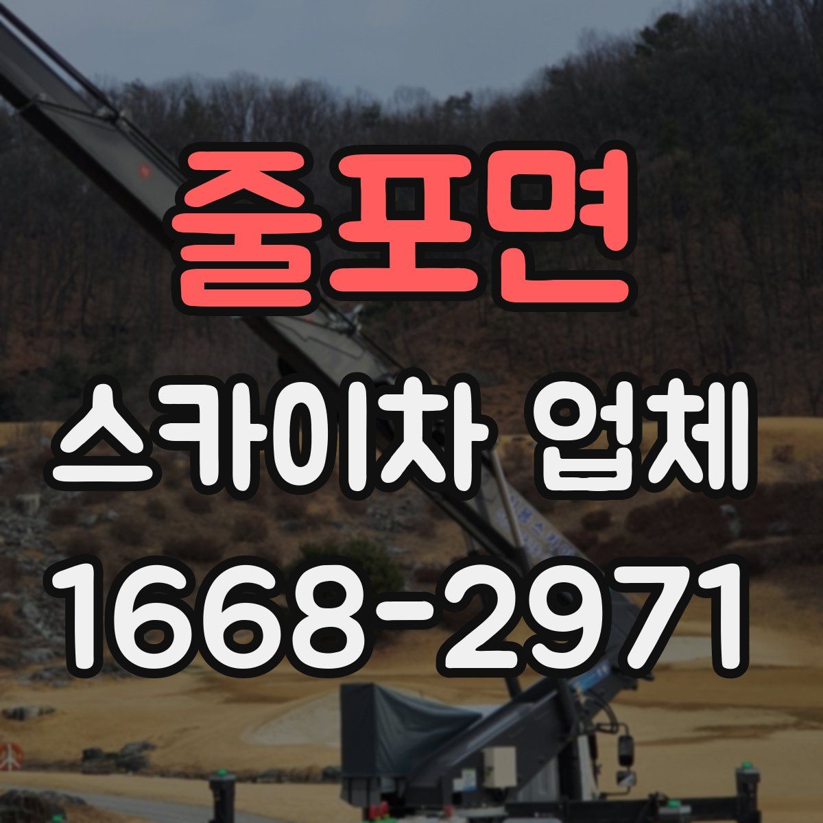 줄포면 스카이차 업체