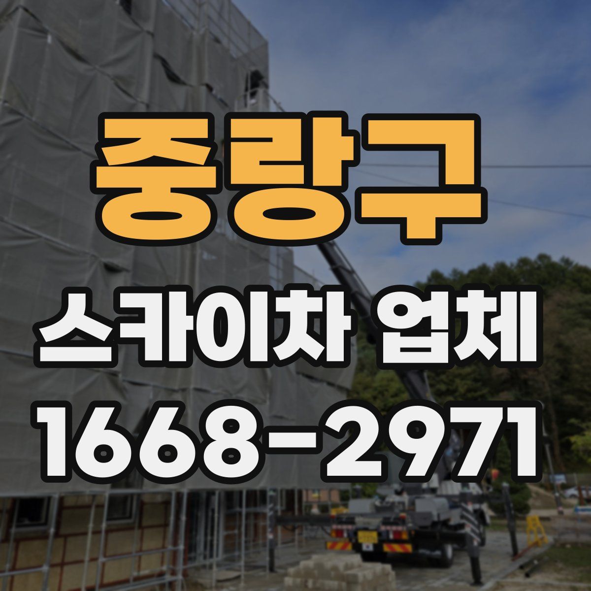 중랑구 스카이차 업체