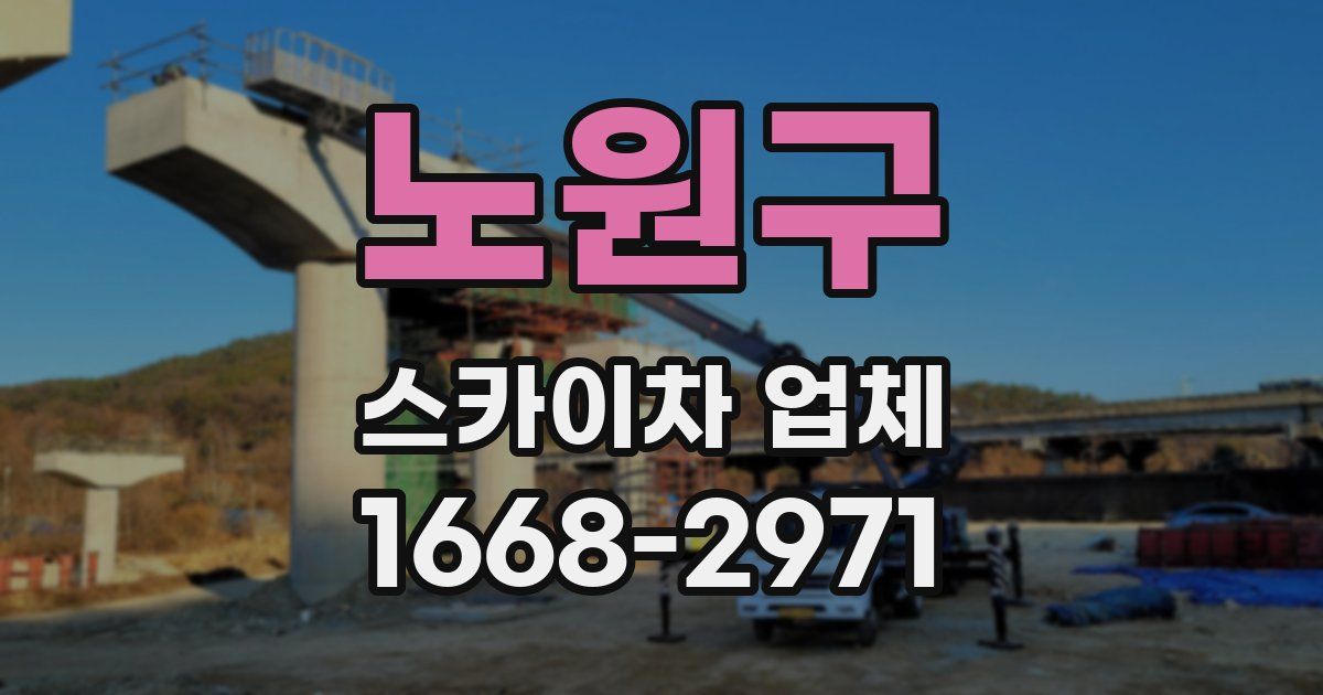 노원구 스카이차 업체