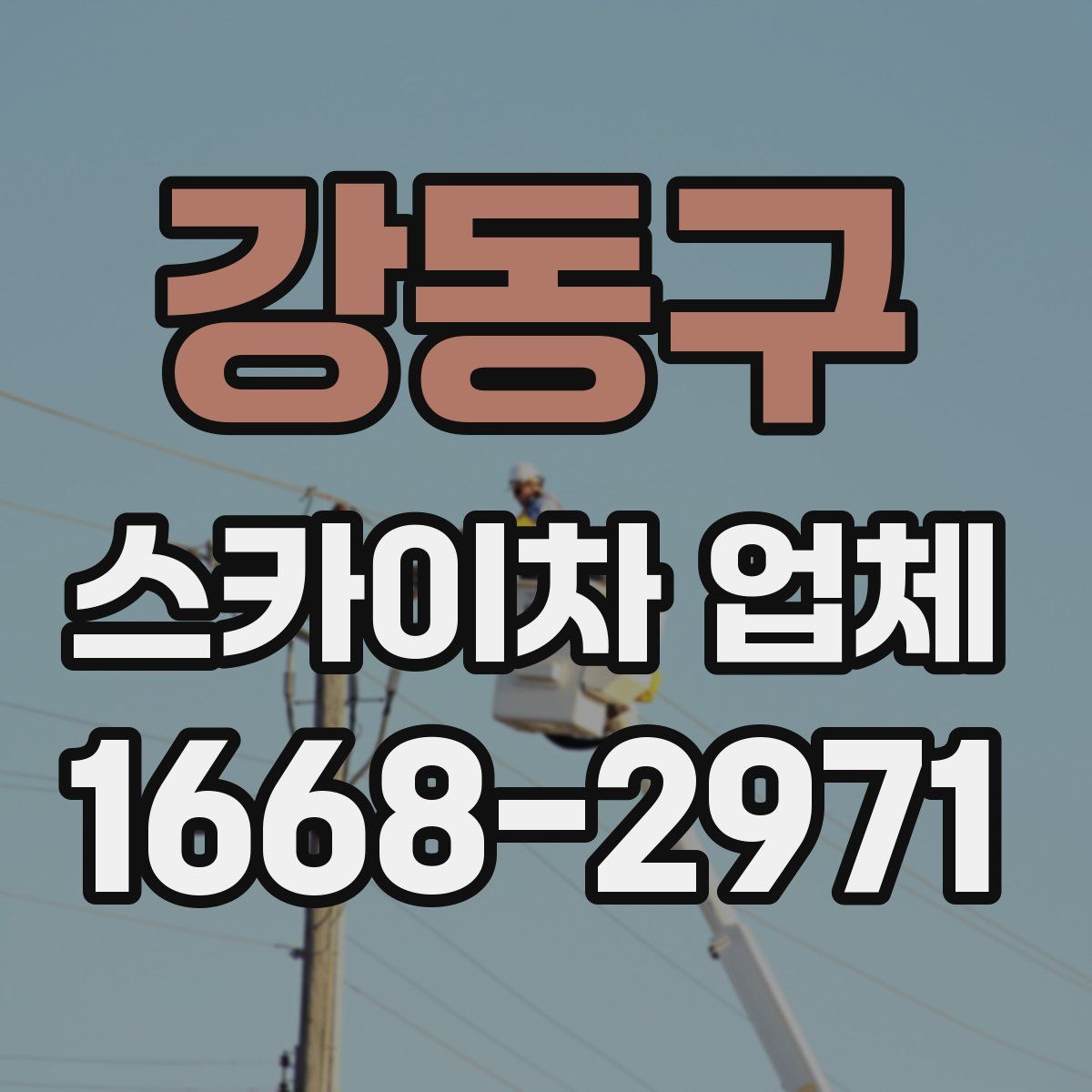 강동구 스카이차 업체