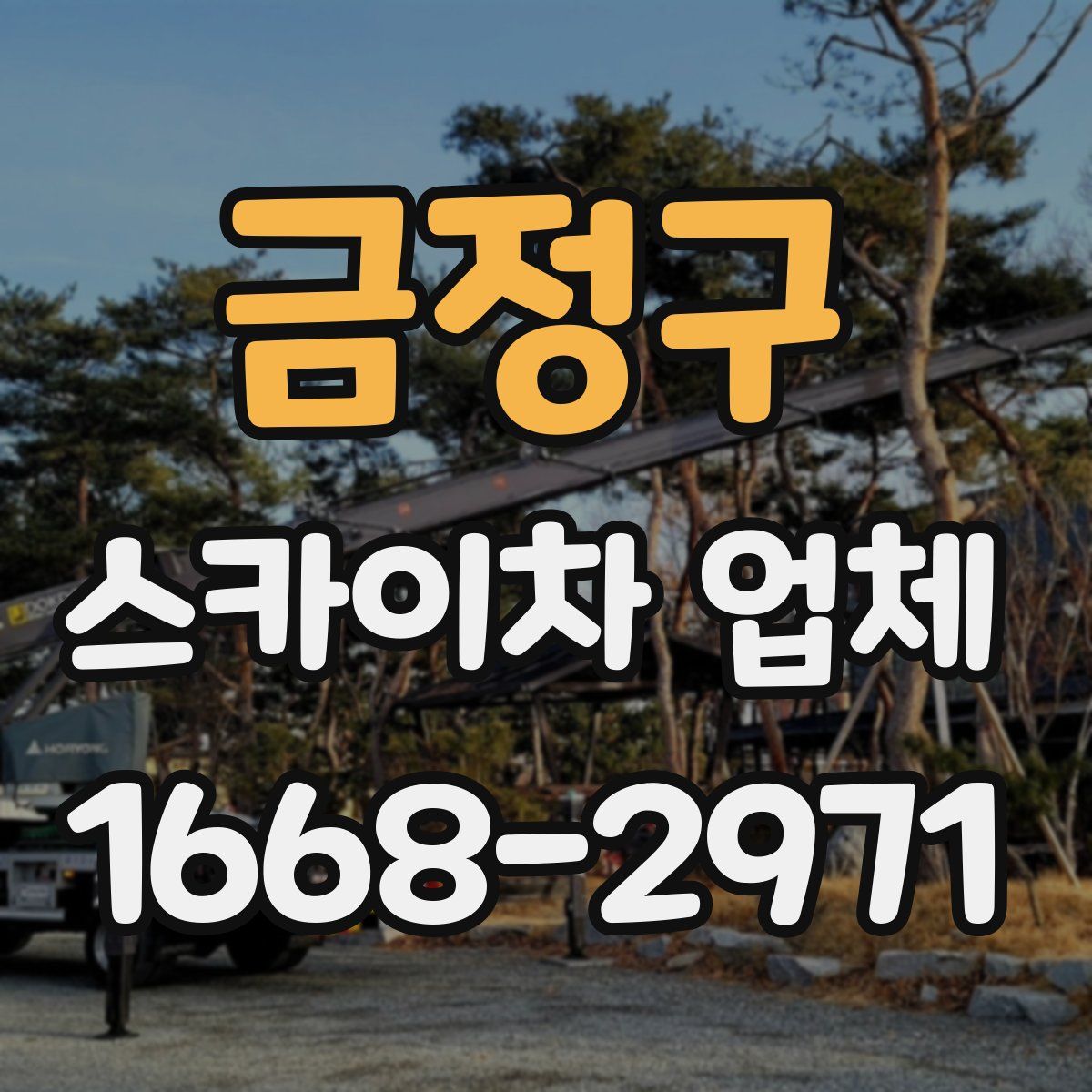 금정구 스카이차 업체