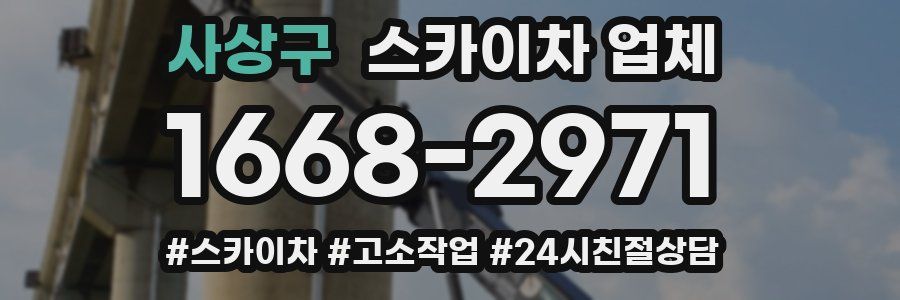 사상구 스카이차 업체