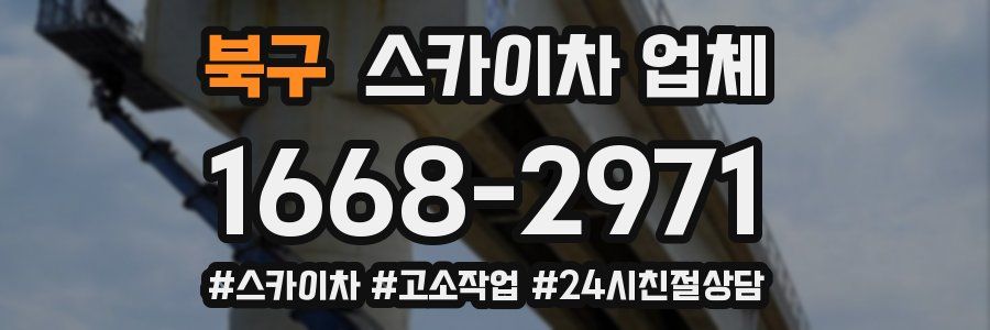 북구 스카이차 업체