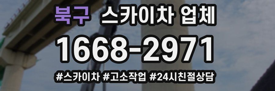 북구 스카이차 업체