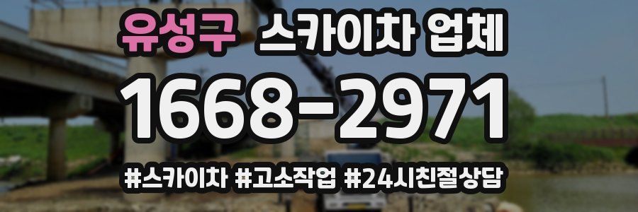 유성구 스카이차 업체
