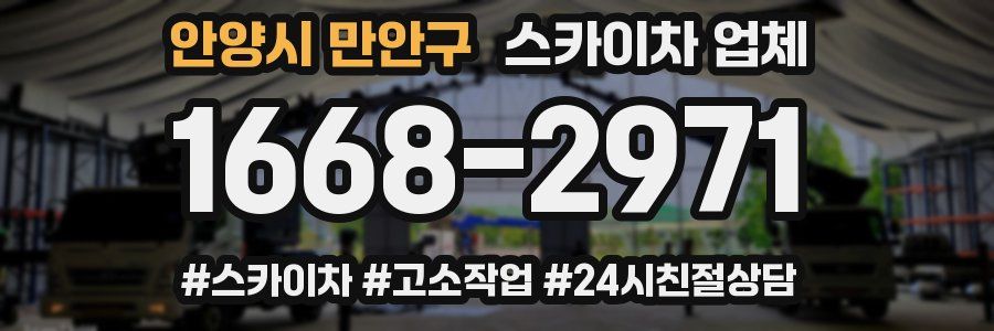안양시 만안구 스카이차 업체