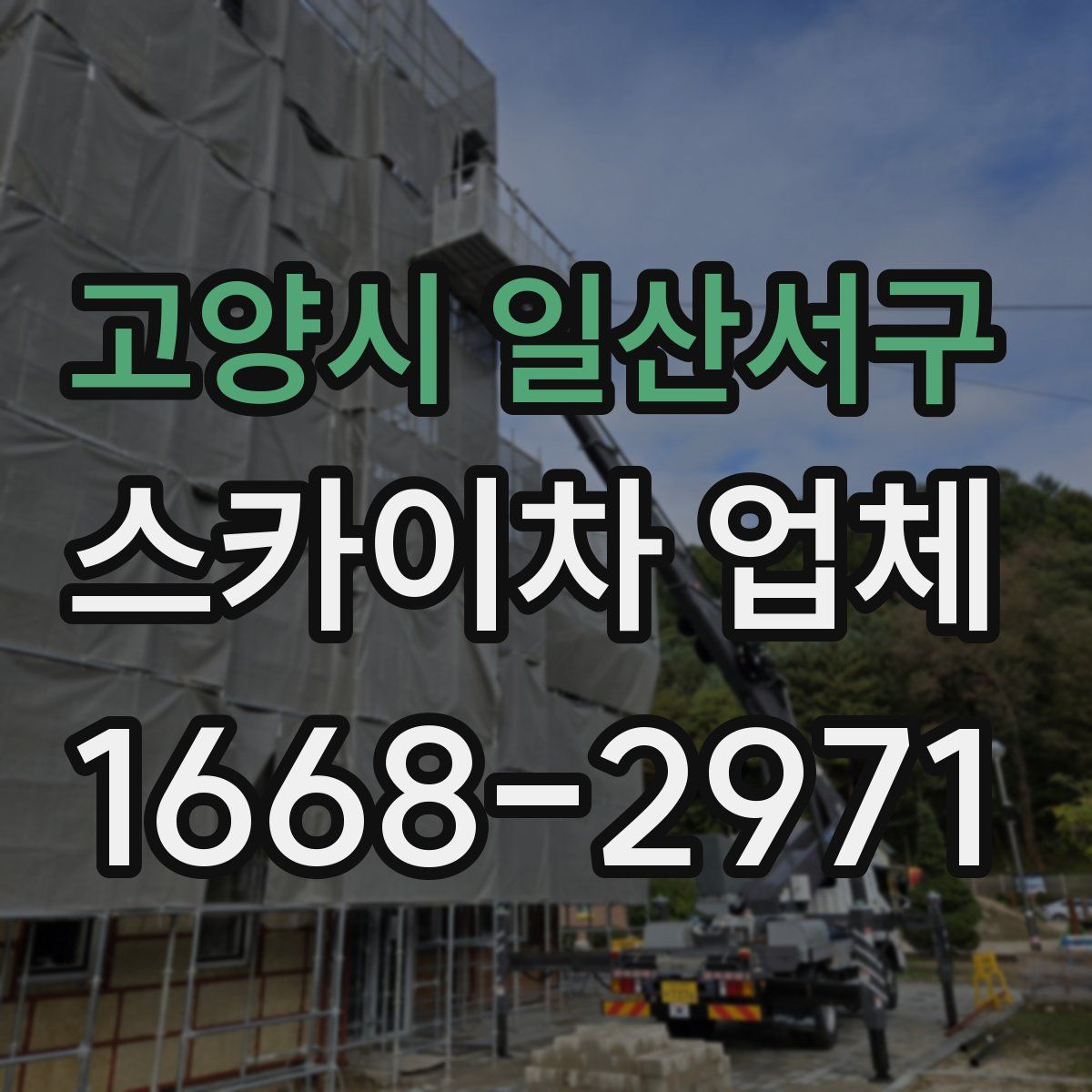 고양시 일산서구 스카이차 업체