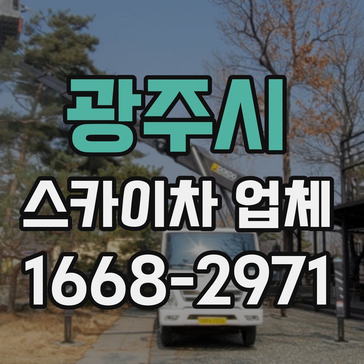 광주시 스카이차 업체