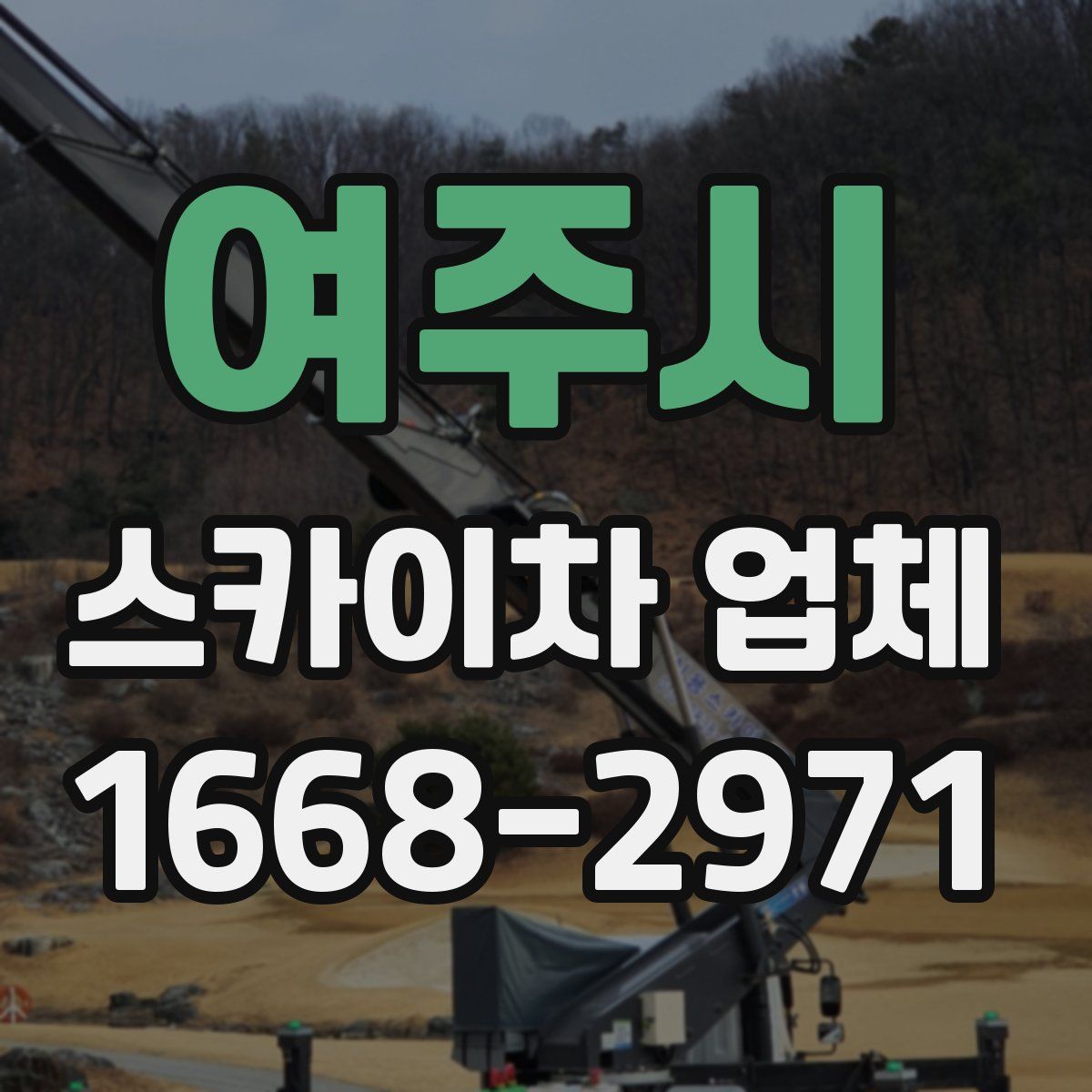여주시 스카이차 업체
