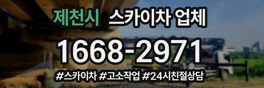 제천시 스카이차 업체