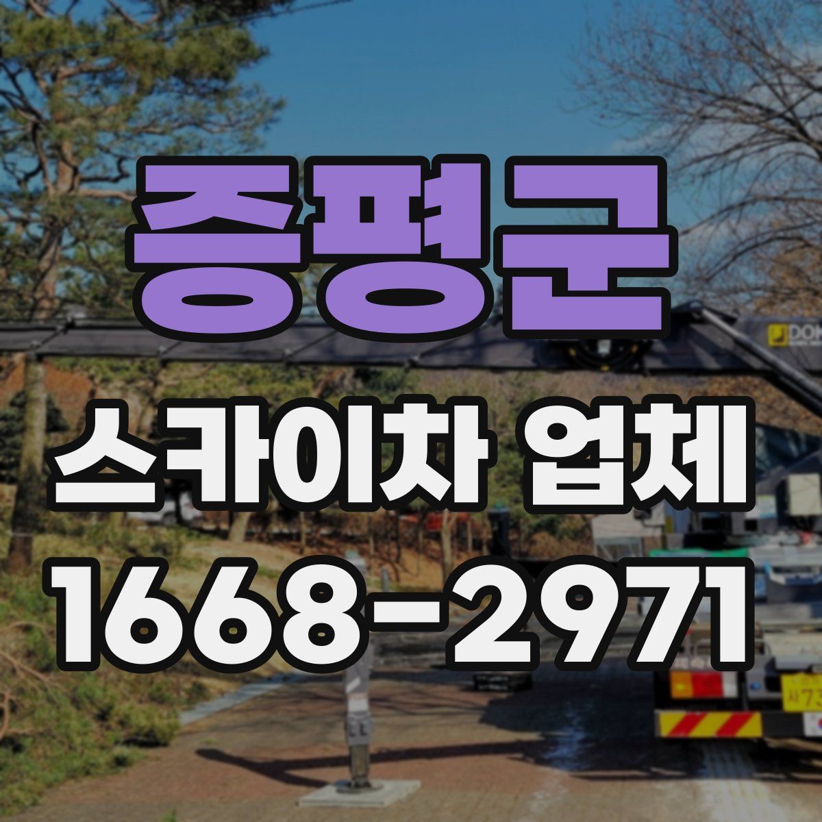 증평군 스카이차 업체
