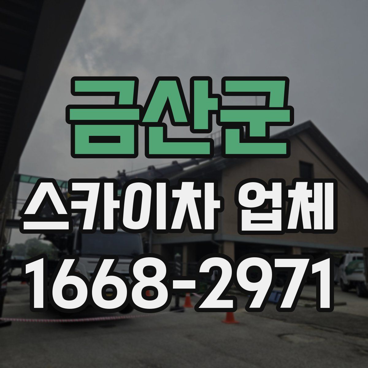 금산군 스카이차 업체