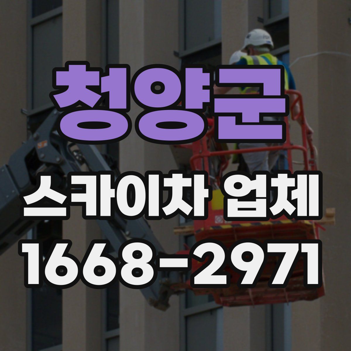 청양군 스카이차 업체