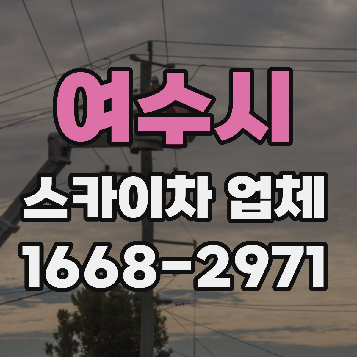 여수시 스카이차 업체