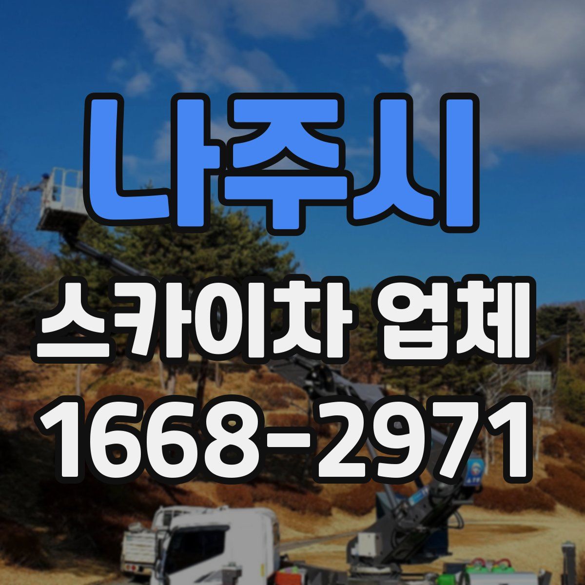나주시 스카이차 업체