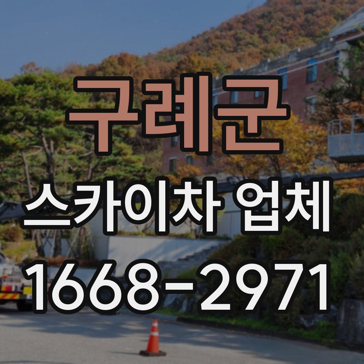 구례군 스카이차 업체