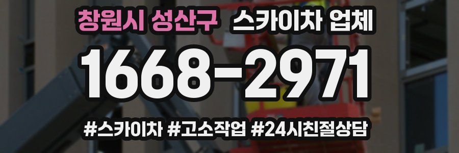 창원시 성산구 스카이차 업체