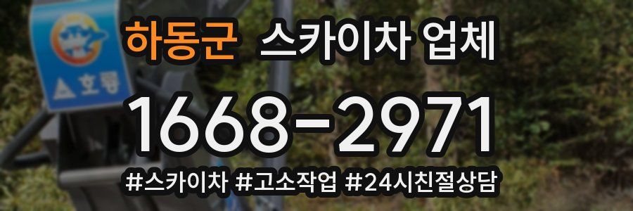 하동군 스카이차 업체