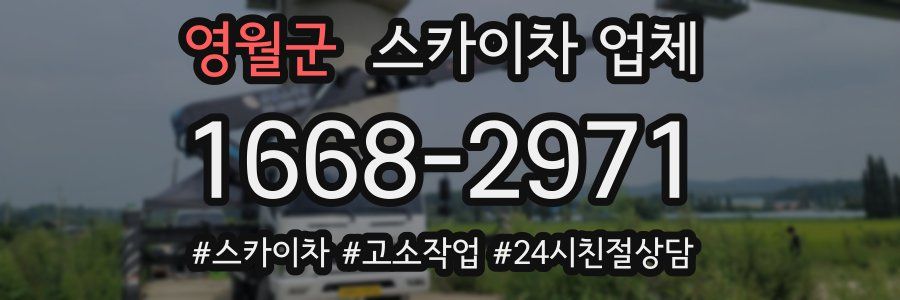 영월군 스카이차 업체