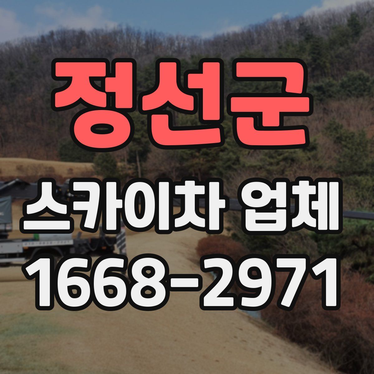 정선군 스카이차 업체