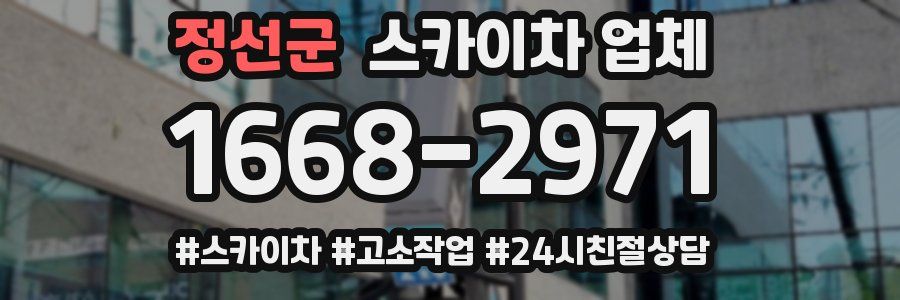 정선군 스카이차 업체
