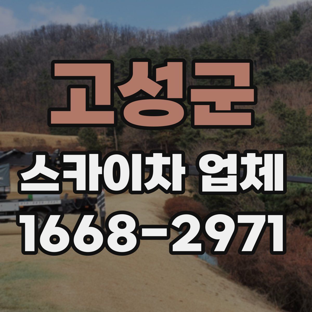 고성군 스카이차 업체