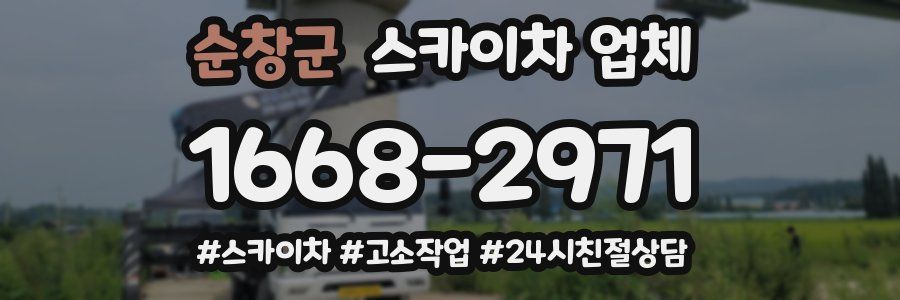 순창군 스카이차 업체