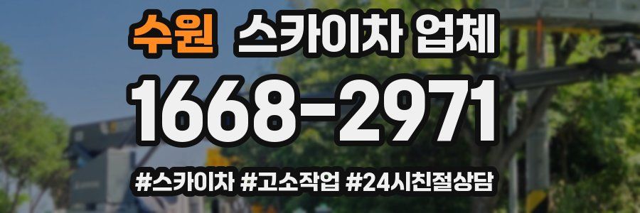 수원 스카이차 업체