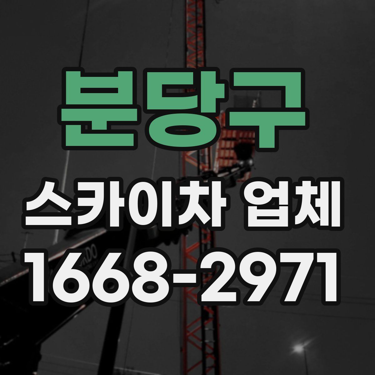 분당구 스카이차 업체
